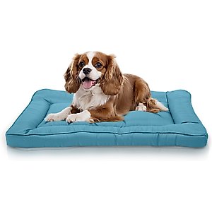 Precious Tails Orthopedic Cat & Dog Bed Crate Mat, Teal, Large