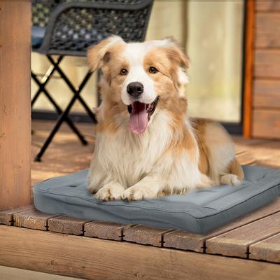 Show full view: Precious Tails Orthopedic Cat & Dog Bed Crate Mat, Gray, Small slide 4 of 9