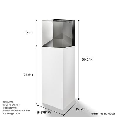 Show full view: HelloReef Aquarium Stand, 15-gal, White slide 6 of 8