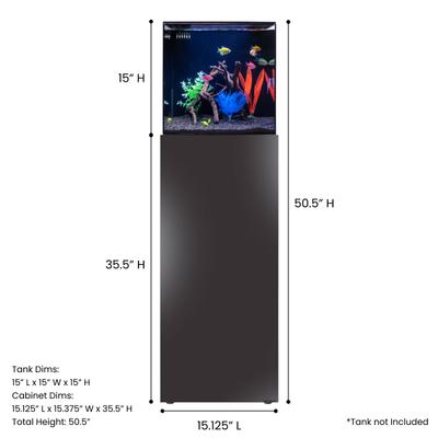 Show full view: HelloReef Aquarium Stand, 15-gal, Black slide 7 of 8