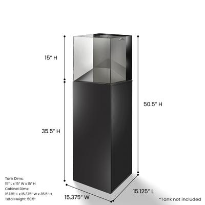 Show full view: HelloReef Aquarium Stand, 15-gal, Black slide 6 of 8