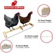 Show in main carousel: Backyard Barnyard Extra Large Chicken Bird Perch slide 4 of 9