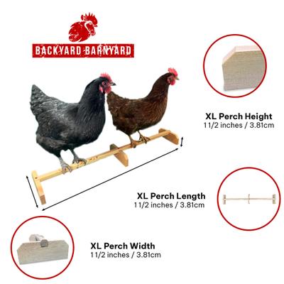 Show full view: Backyard Barnyard Extra Large Chicken Bird Perch slide 4 of 9