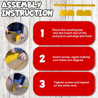 Show full view: Backyard Barnyard Chicken Perch, Yellow slide 7 of 9