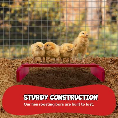 Show full view: Backyard Barnyard Chicken Perch, Red slide 9 of 9