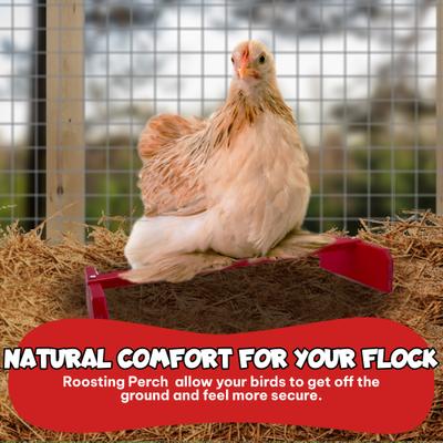 Show full view: Backyard Barnyard Chicken Perch, Red slide 8 of 9