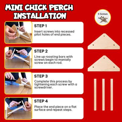 Show full view: Backyard Barnyard Chick Bird Perch Mini, 1 count slide 8 of 9