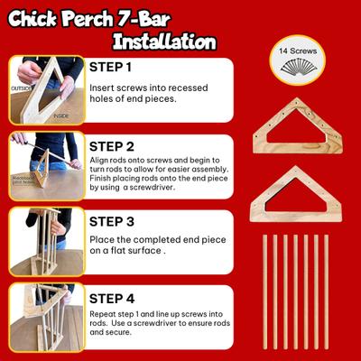 Show full view: Backyard Barnyard Chick Bird Perch slide 8 of 9