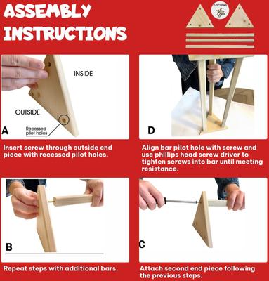 Show full view: Backyard Barnyard Chicken 3 Bar Bird Perch slide 7 of 8