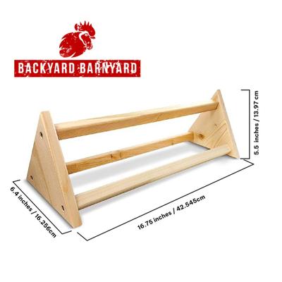 Show full view: Backyard Barnyard Chicken 3 Bar Bird Perch slide 3 of 8