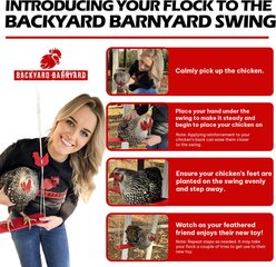 Backyard Barnyard Chicken Swing, Red slide 2 of 6