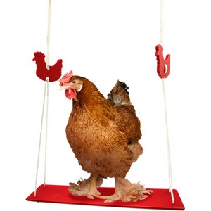 Backyard Barnyard Chicken Swing, Red