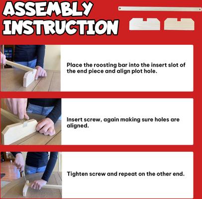 Show full view: Backyard Barnyard Chicken Bird Perch, 1 count slide 7 of 8