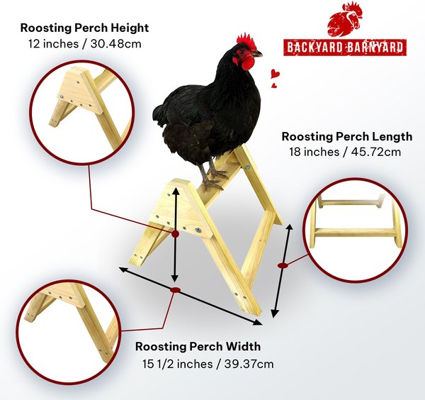 Show full view: Backyard Barnyard Large Chicken Bird Perch slide 3 of 7
