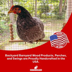 Backyard Barnyard Chicken Flat Bar Bird Swing slide 2 of 9