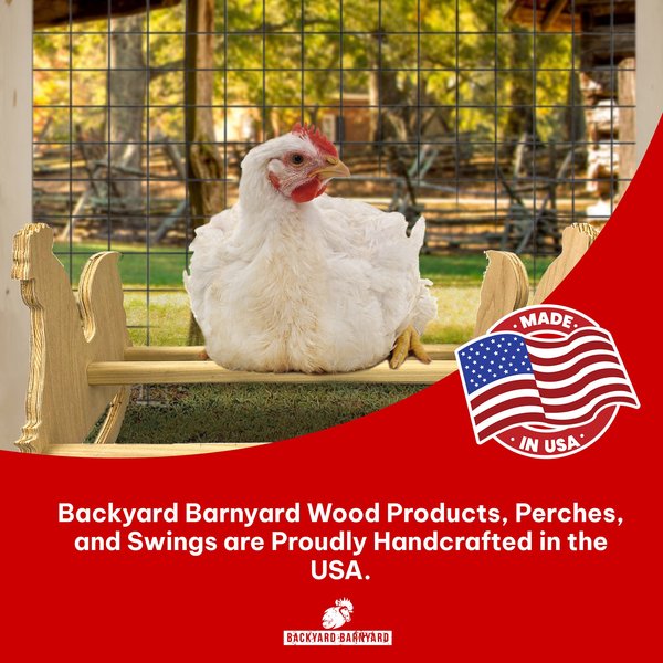 Backyard Barnyard Chicken Bird Perch Rocker