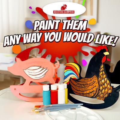 Show full view: Backyard Barnyard Chicken Bird Perch Rocker slide 7 of 9