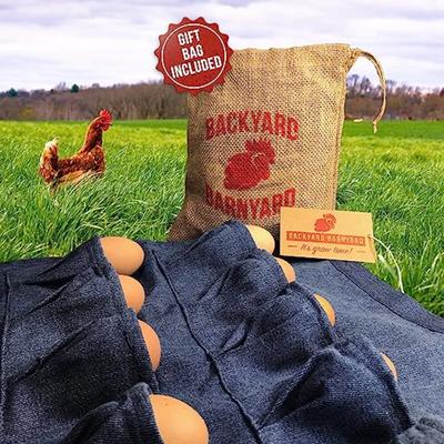 Show full view: Backyard Barnyard 12-Pocket Egg Gathering Apron Denim, Dark Blue slide 4 of 8