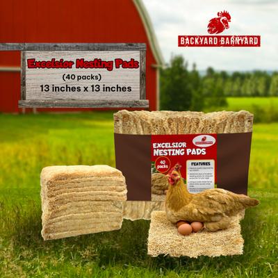 Show full view: Backyard Barnyard Chicken Poultry Nesting Pad, 40 count slide 3 of 9