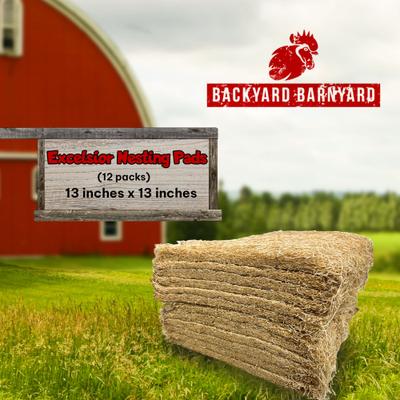 Show full view: Backyard Barnyard Chicken Poultry Nesting Pad, 12 count slide 3 of 9
