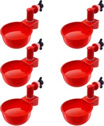 Backyard Barnyard Automatic Poultry Cup Drinker, 6 count