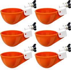 Backyard Barnyard Jumbo Automatic Poultry Cup Drinker, 6 count
