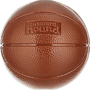 Outward Hound Sport Ballz Basketball Durable Treat-Dispensing Fetch Ball Dog Toy