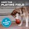 Show in main carousel: Outward Hound Sport Ballz Basketball Durable Treat-Dispensing Fetch Ball Dog Toy slide 5 of 11
