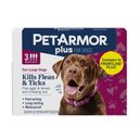 PetArmor Plus Flea & Tick Spot Treatment for Dogs, 45-88 lbs, 3 Doses (3-mos. supply)