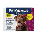 PetArmor Plus Flea & Tick Spot Treatment for Dogs, 45-88 lbs, 6 Doses (6-mos. supply)