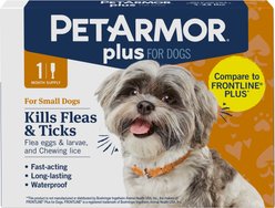 PetArmor Plus Flea & Tick Spot Treatment for Dogs, 5-22 lbs, 1 count