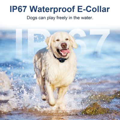 Show full view: Bousnic 2-in-1 Smart Anti-Bark Collar & 3300ft Remote Waterproof Dog Shock Collar, Dark Blue slide 4 of 6