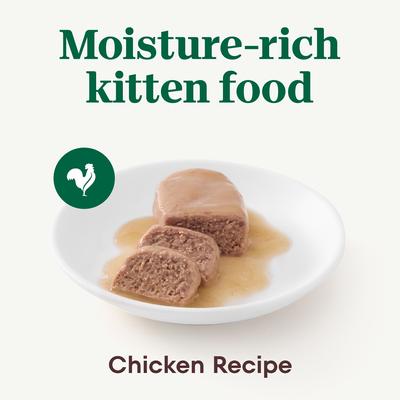 Show full view: Nutro Perfect Portions Kitten Chicken Recipe Pate Wet Cat Food, 2.6-oz, case of 24 twin-packs slide 4 of 11