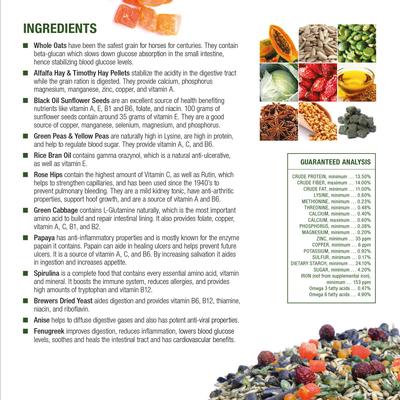 Show full view: Crypto Aero Wholefood Gluten Free, Non-GMO Horse Feed, 40-lb bag slide 4 of 6