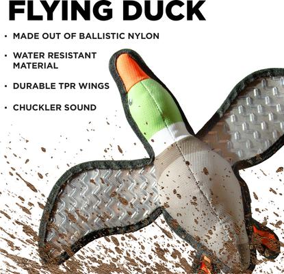 Show full view: Hound2O Ballistic Duck Plush Dog Toy slide 2 of 6