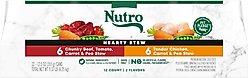 Nutro Hearty Stew Variety Pack Chunky Beef, Tomato, Carrot & Pea Stew & Tender Chicken Adult Wet Dog Food, 12.5-oz can, case of 12 slide 2 of 9