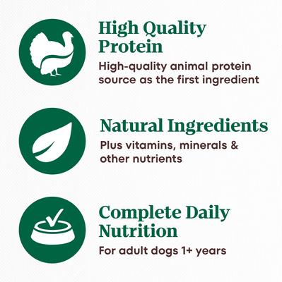 Show full view: Nutro Limited Ingredient Diet Premium Loaf Turkey & Potato Grain-Free Adult Canned Wet Dog Food, 12.5-oz, case of 12 slide 5 of 11