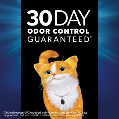 Show full view: Fresh Step Heavy Duty 30 Day Odor Control with Febreze Freshness Clumping Cat Litter, 22.5-lb box slide 10 of 13