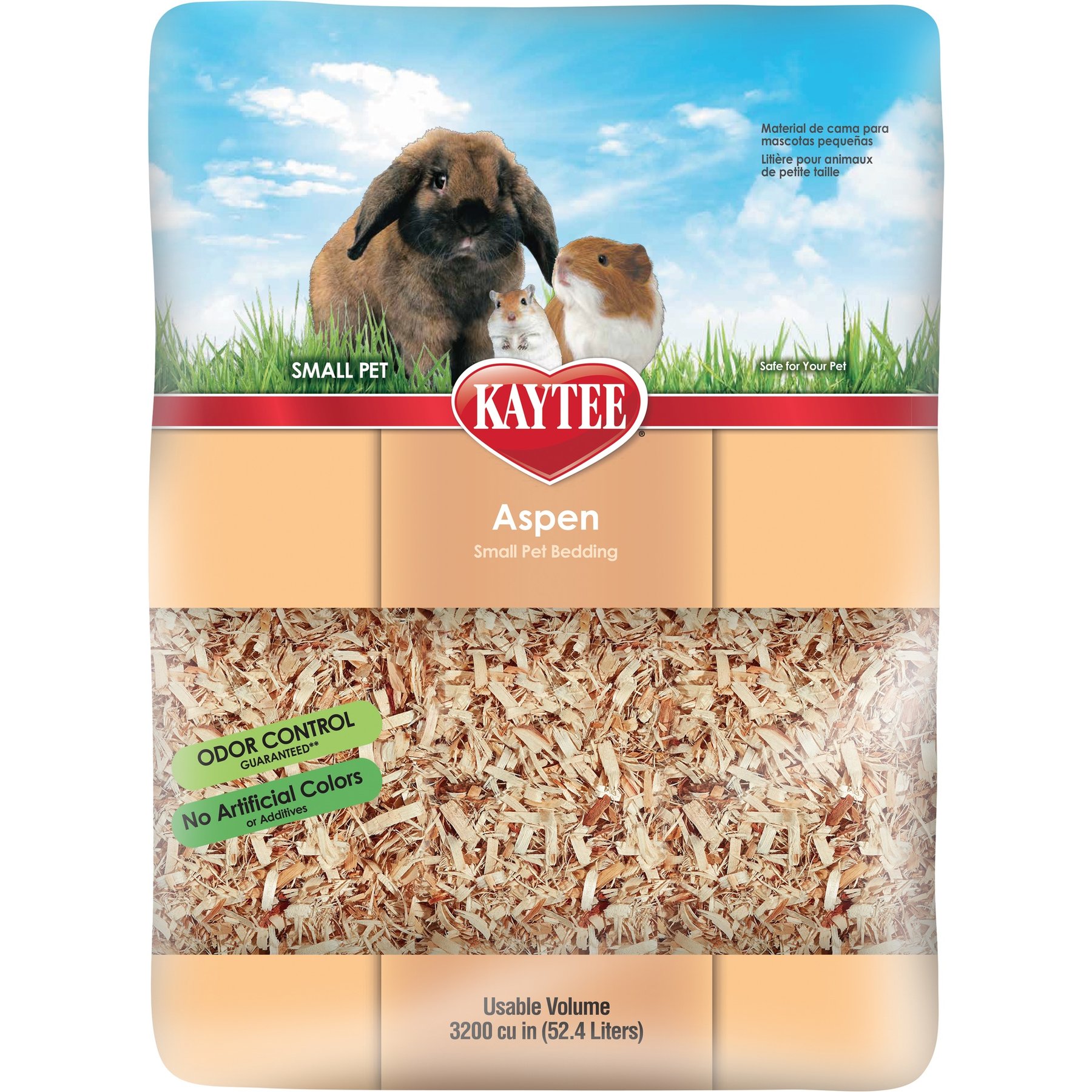 Kaytee Aspen Small Animal Bedding, 52-L