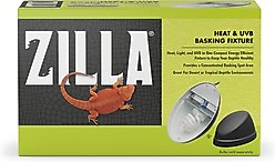 Zilla Mini Halogen & UVB Combo Fixture for Reptile Terrariums, 9.6-in slide 2 of 7