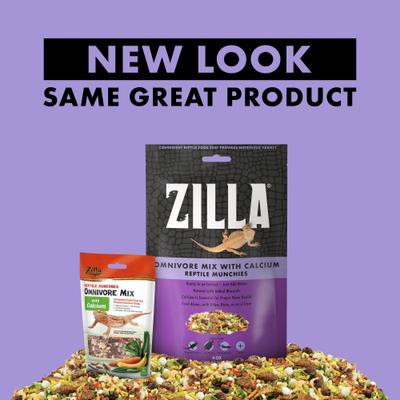 Show full view: Zilla Reptile Munchies Omnivore with Calcium, 4-oz slide 2 of 10