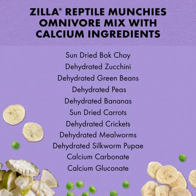 Show full view: Zilla Reptile Munchies Omnivore with Calcium, 4-oz slide 6 of 10