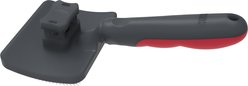 KONG Self-Cleaning Dog Slicker Brush, Grey/Red, Large