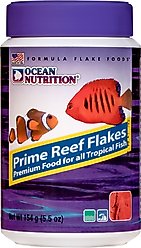 Ocean Nutrition Prime Reef Flake Fish Food, 5.5-oz jar