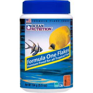 Ocean Nutrition Formula One Flake Fish Food, 5.5-oz jar