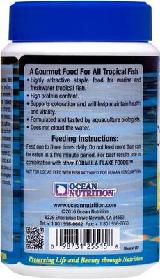 Show full view: Ocean Nutrition Formula One Flake Fish Food, 5.5-oz jar slide 3 of 5