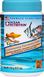 Ocean Nutrition Community Formula Flake Fish Food, 5.5-oz jar