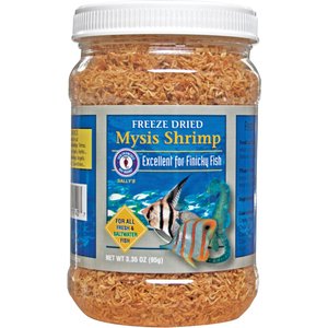 San Francisco Bay Brand Freeze-Dried Mysis Shrimp Fish Treats, 3.35-oz jar