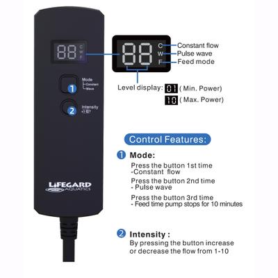 Show full view: Lifegard Quiet One DC Aquarium Pump with Controller, 475 GPH slide 4 of 9