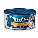 Blue Buffalo Tastefuls Turkey & Chicken Entrée Pate Wet Cat Food, 5.5-oz can, case of 24